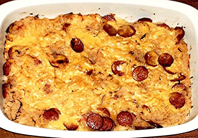 Sauerkrautauflauf Kartoffelpüree Sauerkrautauflauf Kartoffelpüree