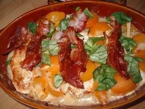 Foto Hähnchenfilet pikant mit Aprikosen