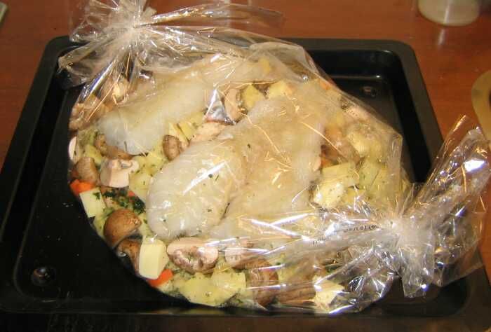 Schellfisch mit Gemüse aus dem Bratschlauch | Ein Kochmeister Rezept