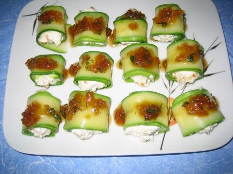 Foto Zucchinirollmöpse