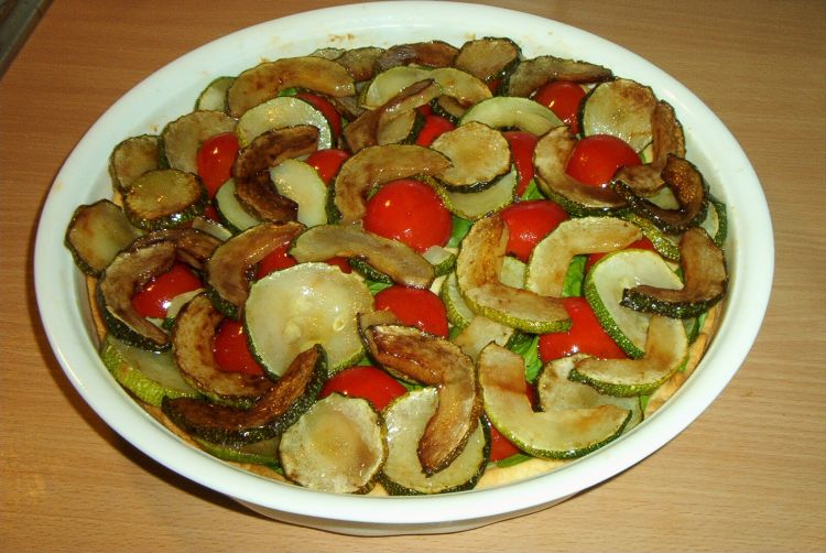 Foto Zucchini-Tomaten-Torte
