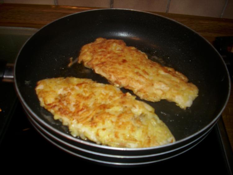 Foto Pangasius in der Kartoffelkruste