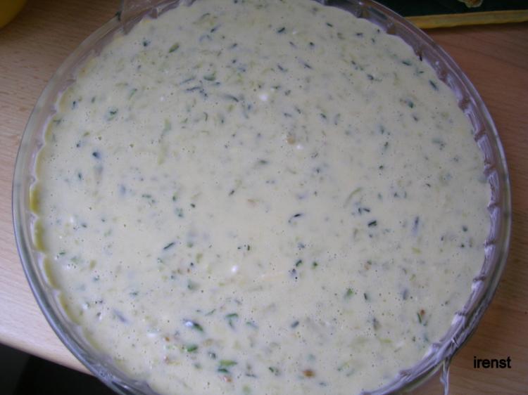 Foto Roquefort-Zucchini-Clafoutis