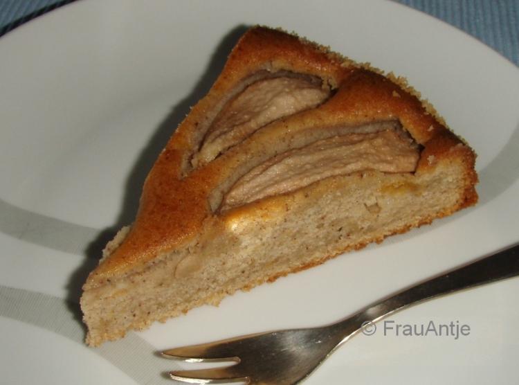 Foto Speculaastaart met peer (Birnen-Spekulatius-Kuchen)