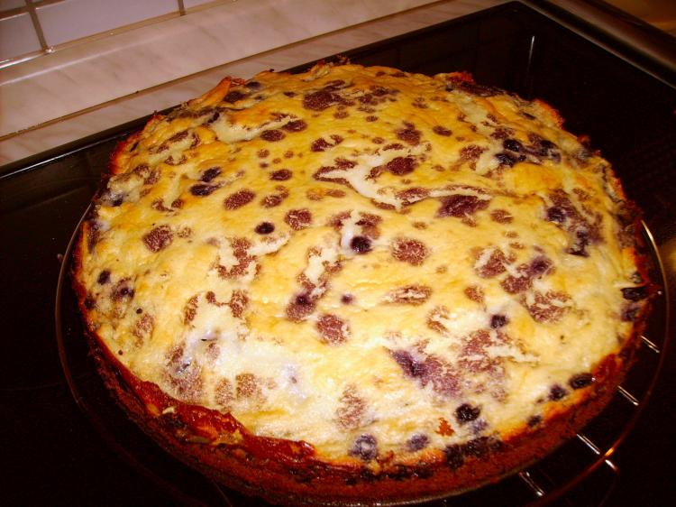 Foto Heidelbeer-Kuchen mit Marzipan