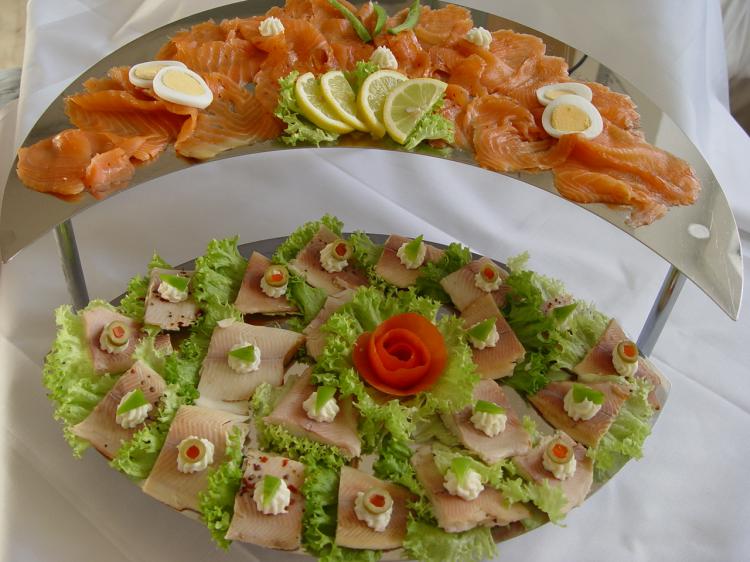 Kalte Platten: Lachs- und Forellenplatte | Ein Kochmeister Rezept