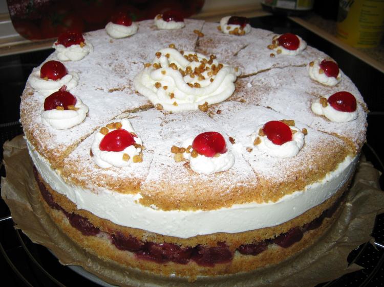 17 Kirsch quark sahne torte mit bild Rezepte | Kochmeister
