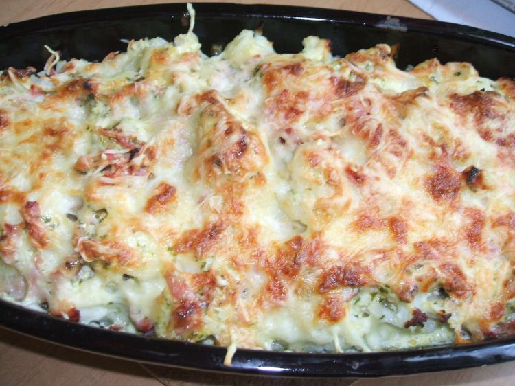 Foto Gebackener Blumenkohl mit Kochschinken