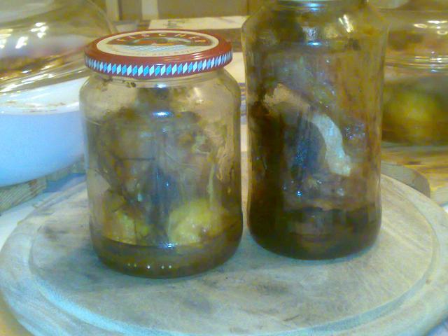 Foto Hähnchen im Glas