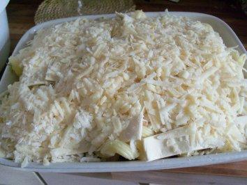 Foto Nudel-Blattspinat-Lachs-Auflauf