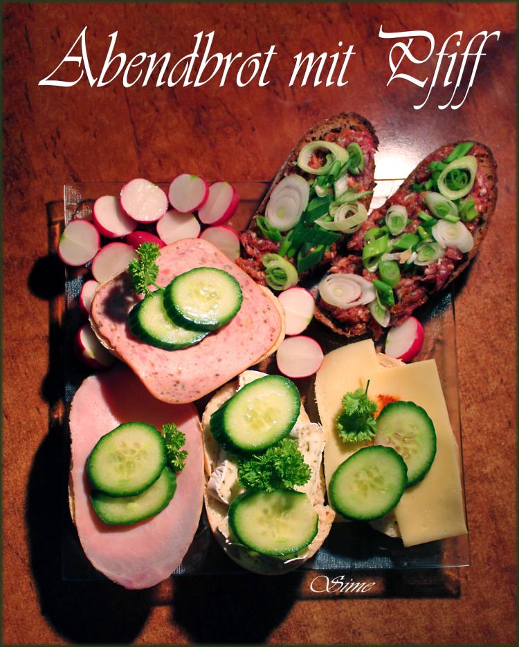 Kleines Abendbrot für zwei | Ein Kochmeister Rezept