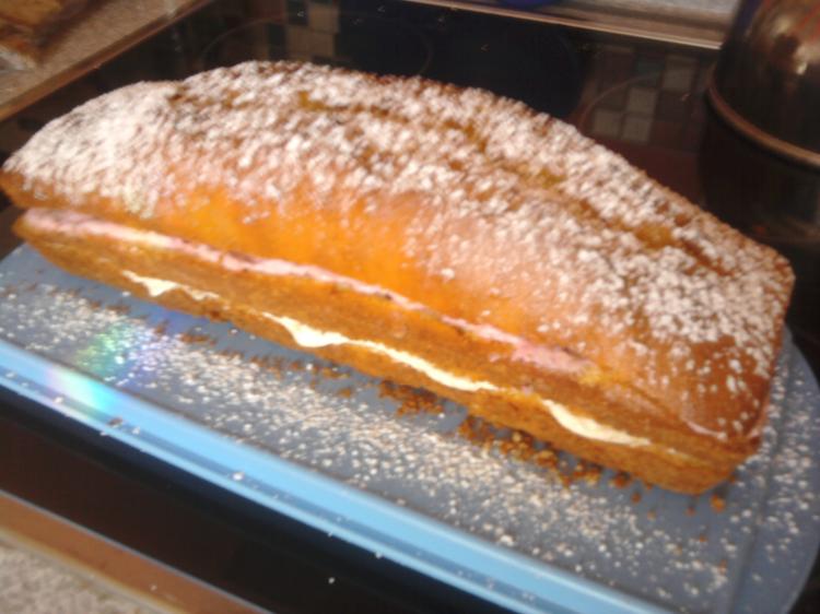 Foto Gefüllter Kastenkuchen