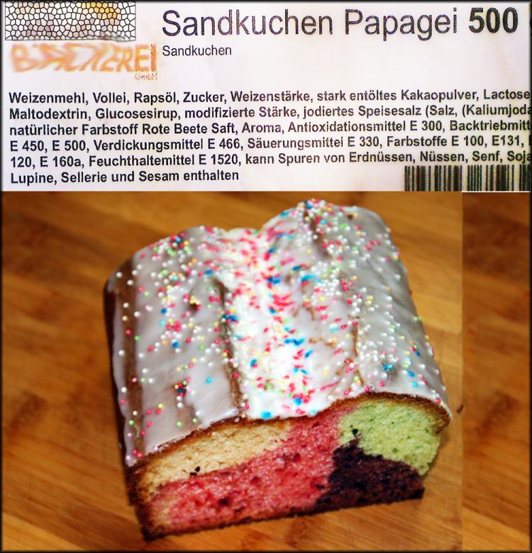 Foto Papageienkuchen (altes DDR-Rezept)
