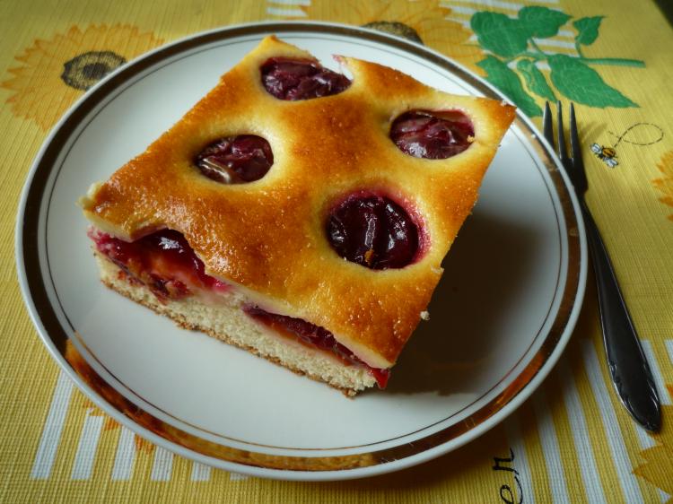 Pflaumenkuchen mit Schmand-Vanilleguss | Ein Kochmeister Rezept