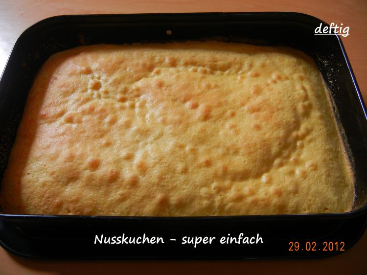 Foto Nusskuchen-super einfach