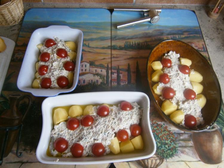 Foto Dorschfilet mit Olivenkruste