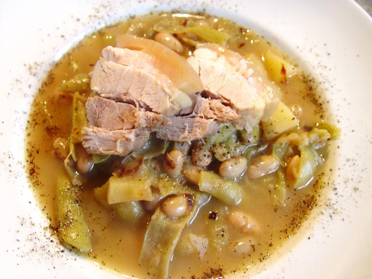 Bohneneintopf mit Birnen und Speck | Ein Kochmeister Rezept
