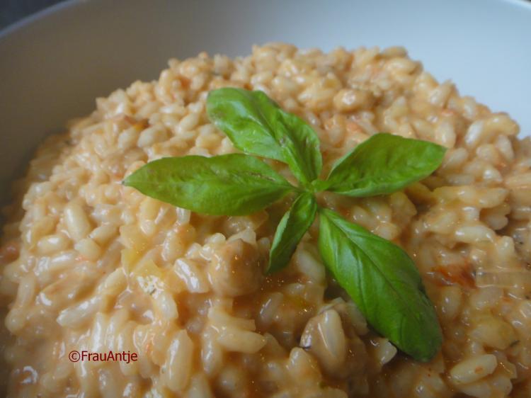 Foto Risotto mit Garnelen und Thymian