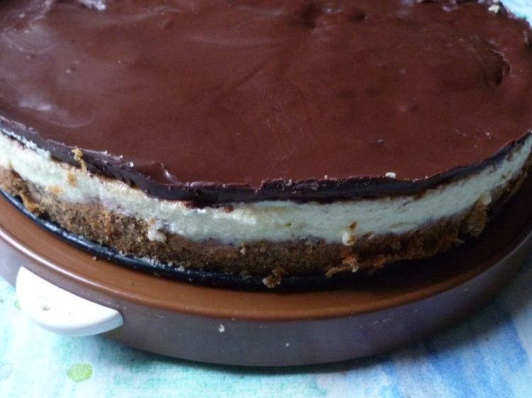 Foto Mohnkuchen mit Schoko-Guss