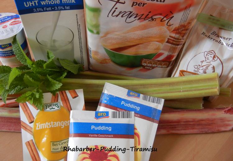 Foto Rhabarber-Pudding-Tiramisu