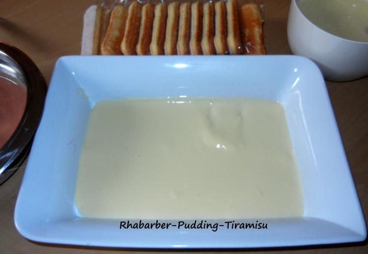 Foto Rhabarber-Pudding-Tiramisu
