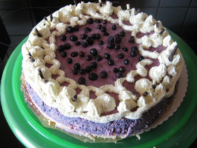 Heidelbeer Quark Sahne Torte - Rezepte Suchen