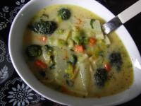 Foto für leichte Gemüse Suppe