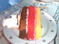 Foto für Schwarz-Rot-Gold-Torte