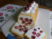 Foto für Kirschroulade in der Kastenform