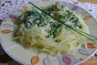 Foto für No-Carb Spaghetti mit falscher Gorgonzola-Soße