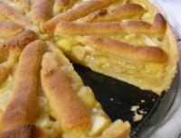 Foto für Apfelkuchen mit Makronenstreifen