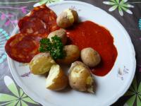 Foto für Kanarische Pellkartoffeln mit scharfer Soße