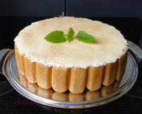 Foto für Rhabarber-Löffelbiskuittorte