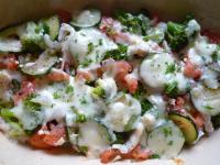 Foto für Fisch-Gemüse-Auflauf mit Mozzarella