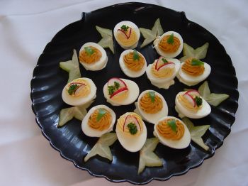 Schnelle Eierplatte (Kalte Platte) | Ein Kochmeister Rezept